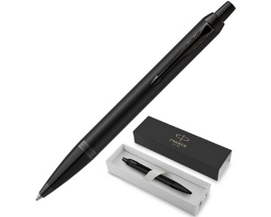 Ручка шариковая Parker IM Achromatic Matt Black синяя (артикул производителя 2127618)